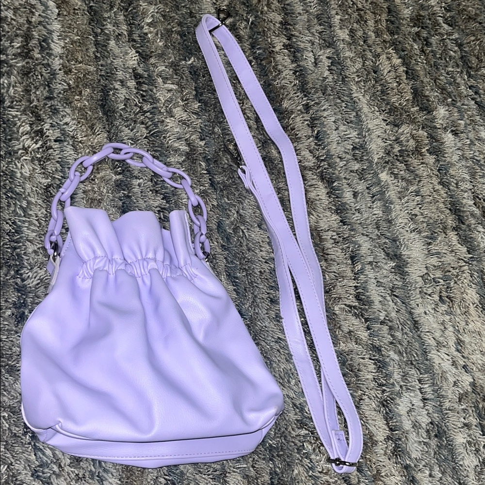 Lavender Chain Strap Women's Bag